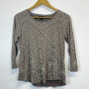 Lucky Brand Paisley Top
